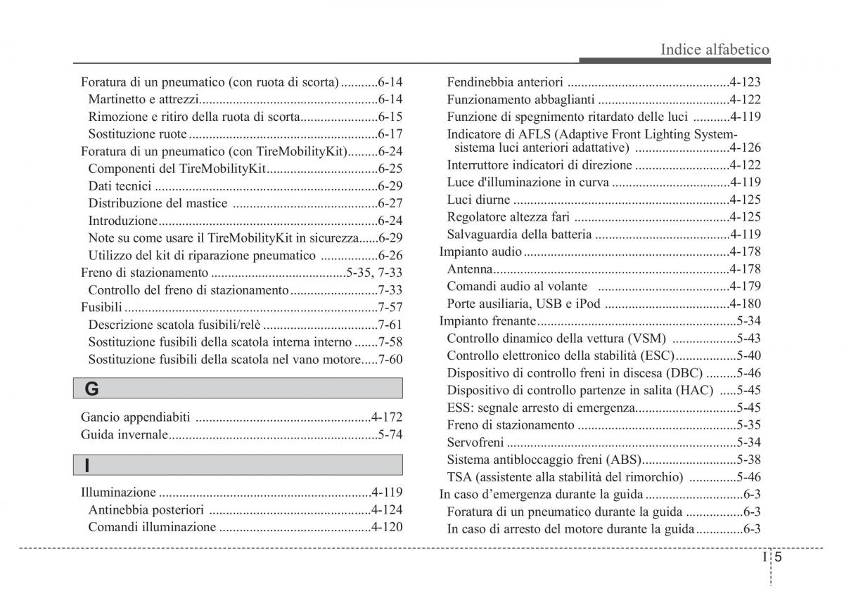 KIA Sorento II 2 manuale del proprietario / page 6