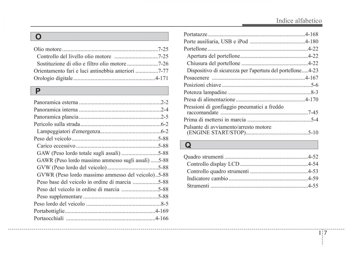 KIA Sorento II 2 manuale del proprietario / page 8