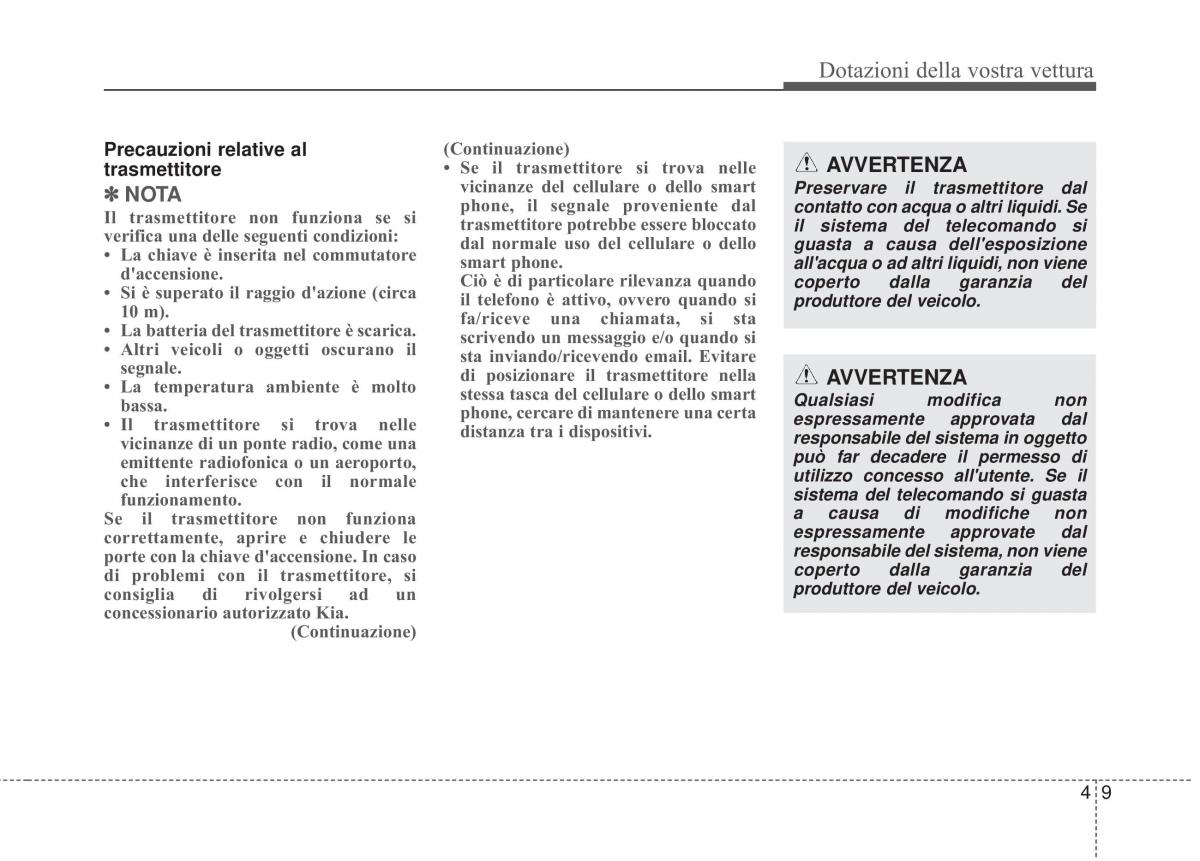 manual KIA Sorento KIA Sorento II 2 manuale del proprietario / page 112