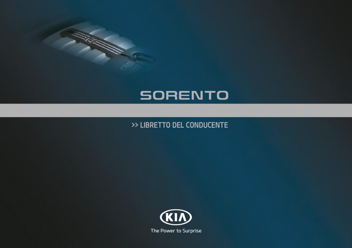KIA Sorento II 2 manuale del proprietario / page 1