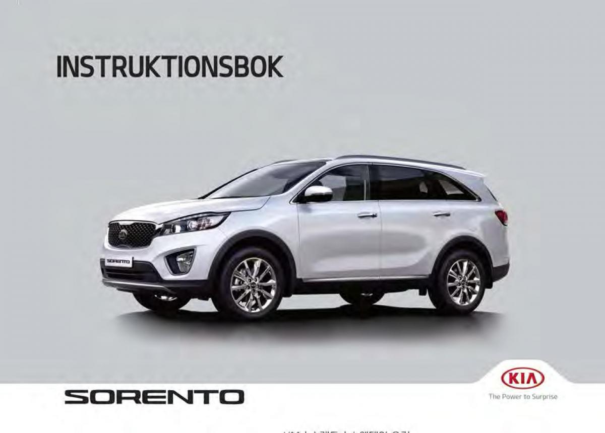 KIA Sorento II 2 instruktionsbok / page 1