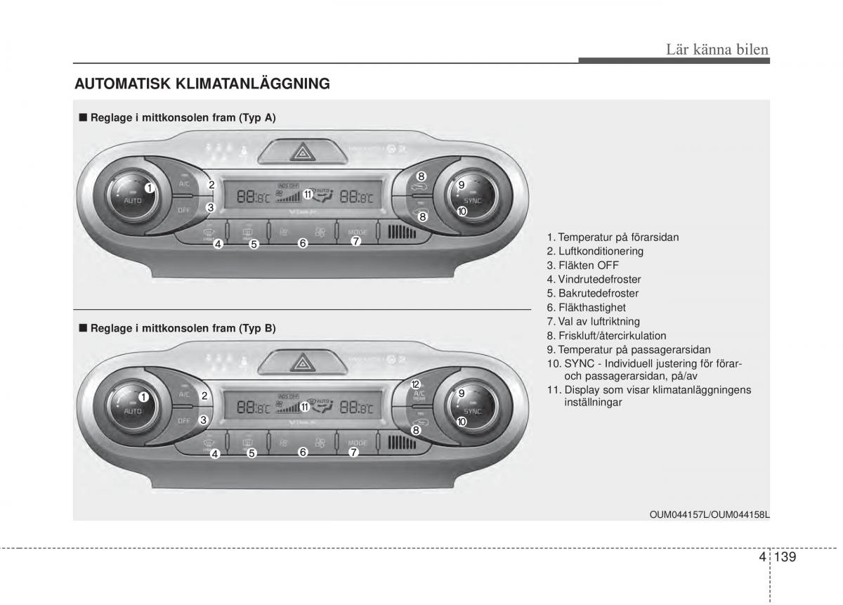 KIA Sorento II 2 instruktionsbok / page 232