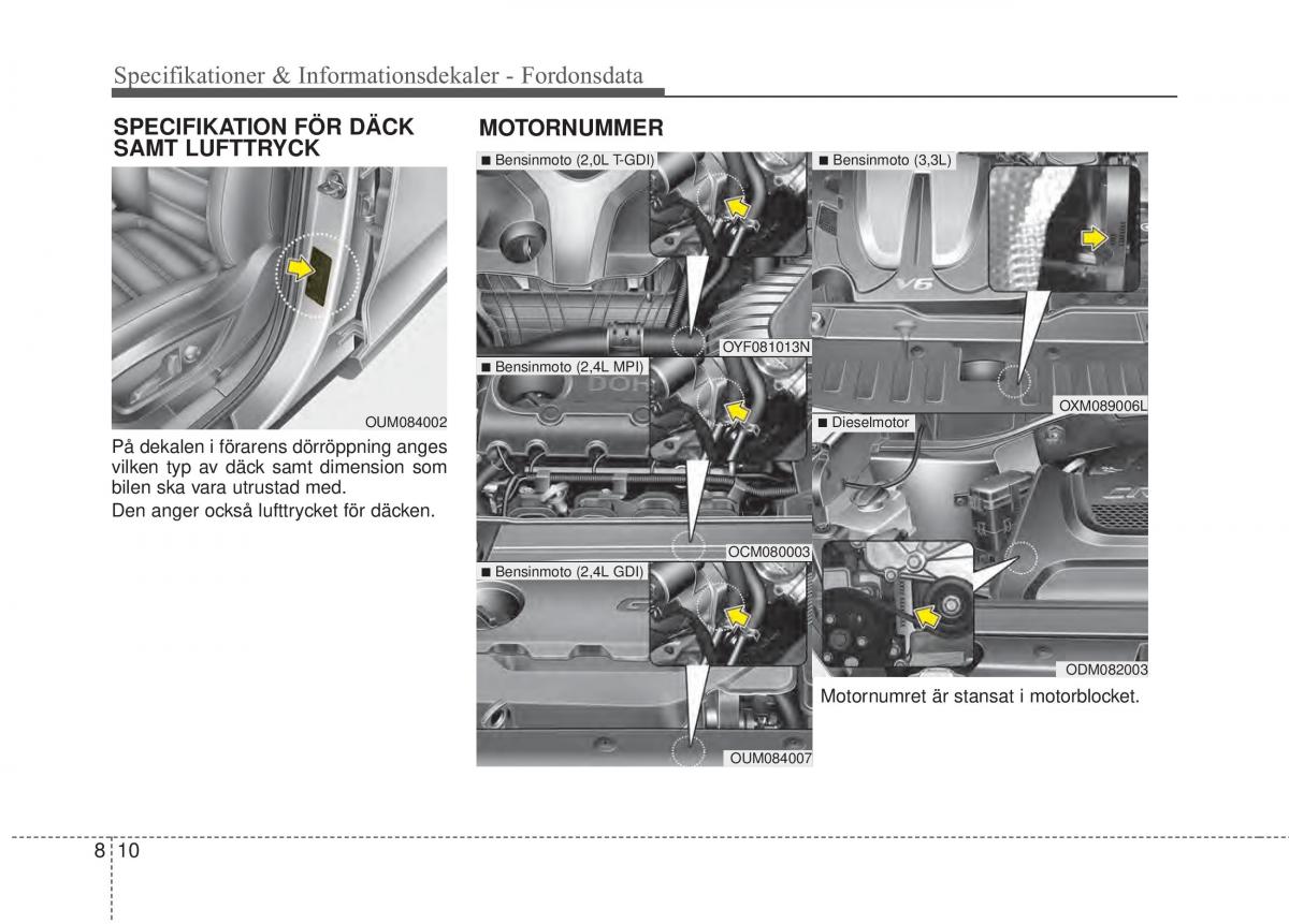 KIA Sorento II 2 instruktionsbok / page 490