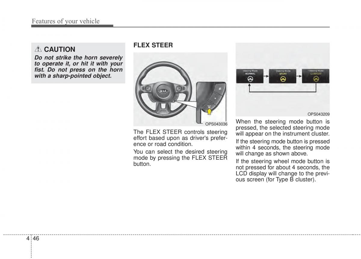 KIA Soul II 2 owners manual / page 132
