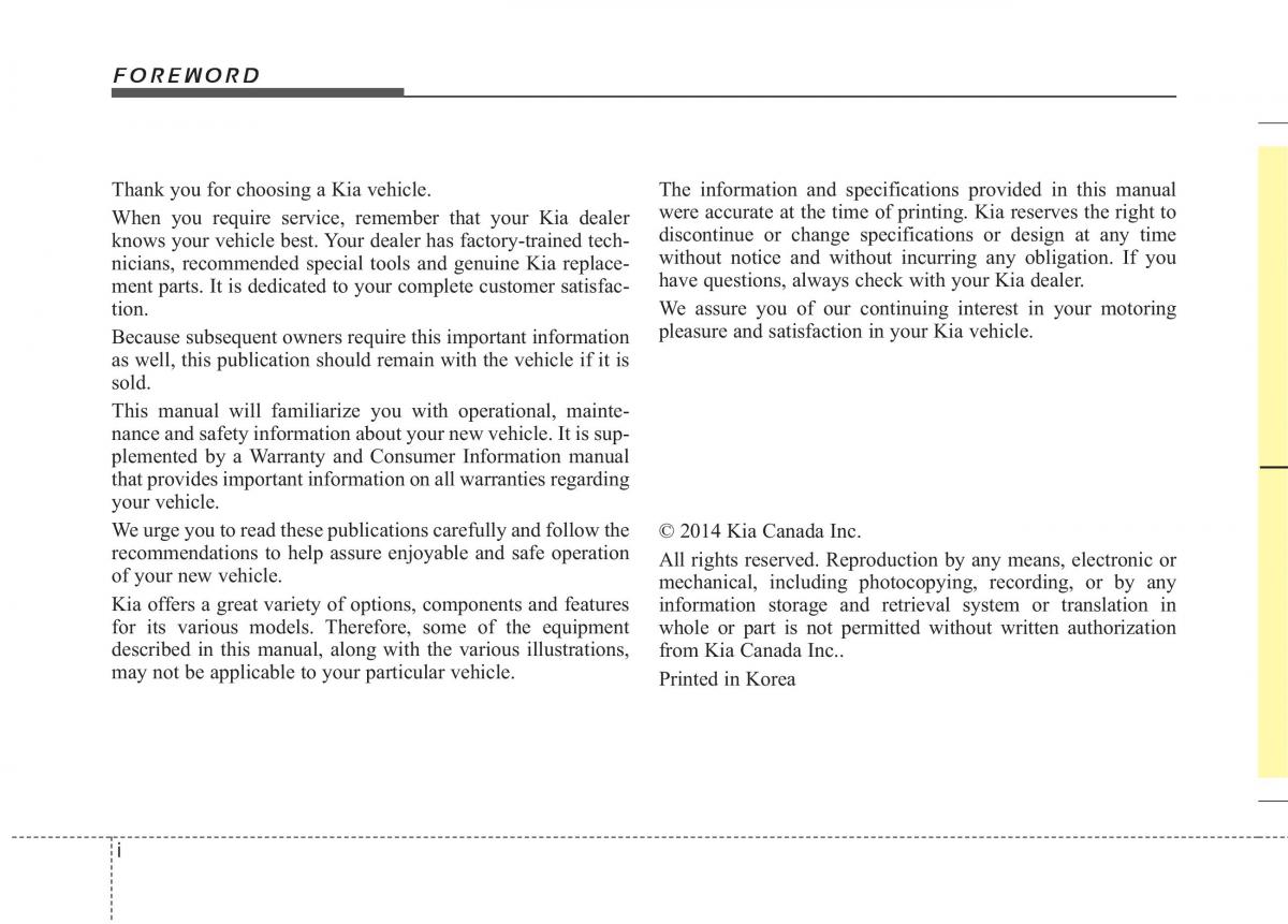 KIA Soul II 2 owners manual / page 2