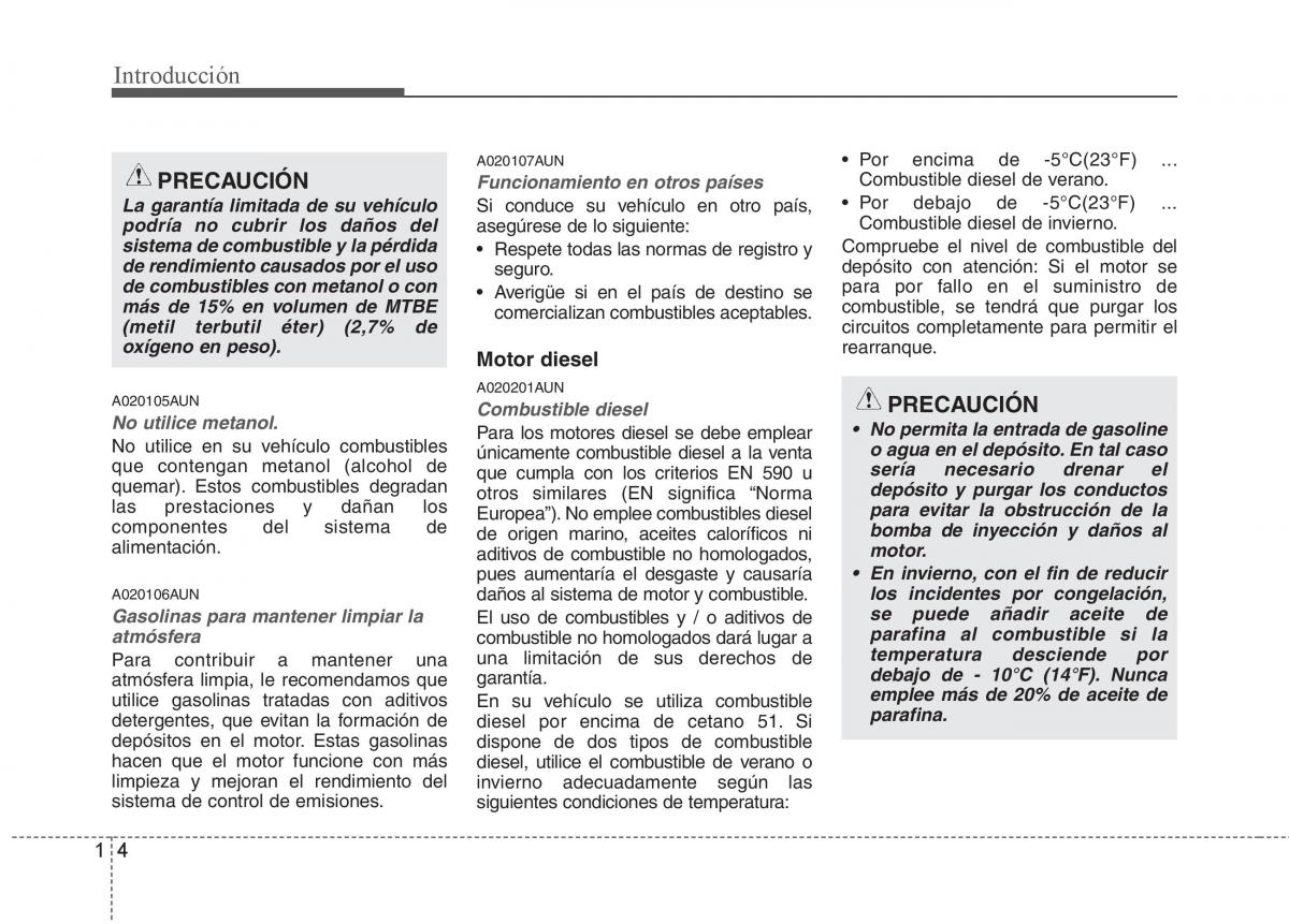 KIA Soul II 2 manual del propietario / page 4