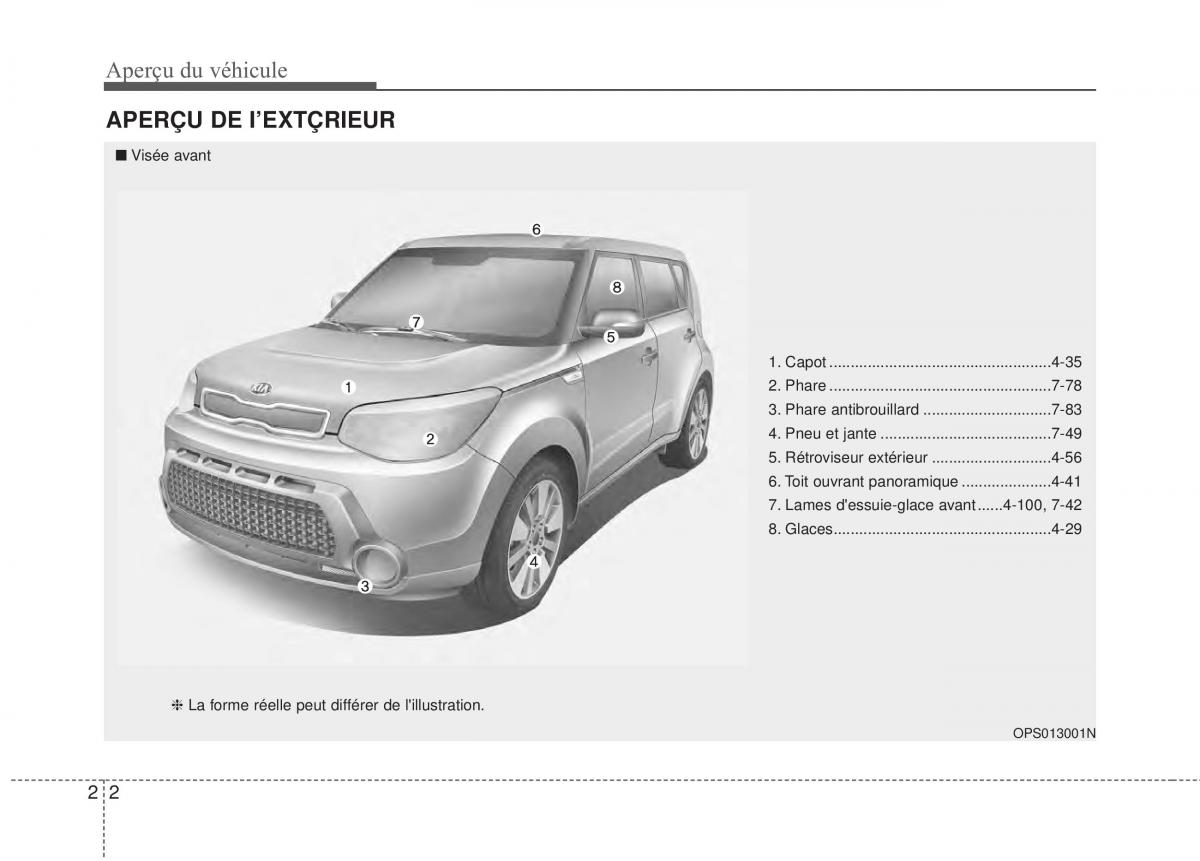 KIA Soul II 2 manuel du proprietaire / page 11