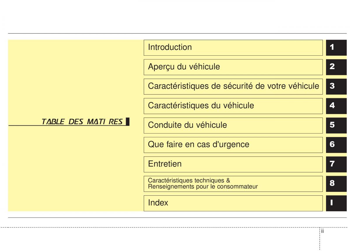 KIA Soul II 2 manuel du proprietaire / page 3