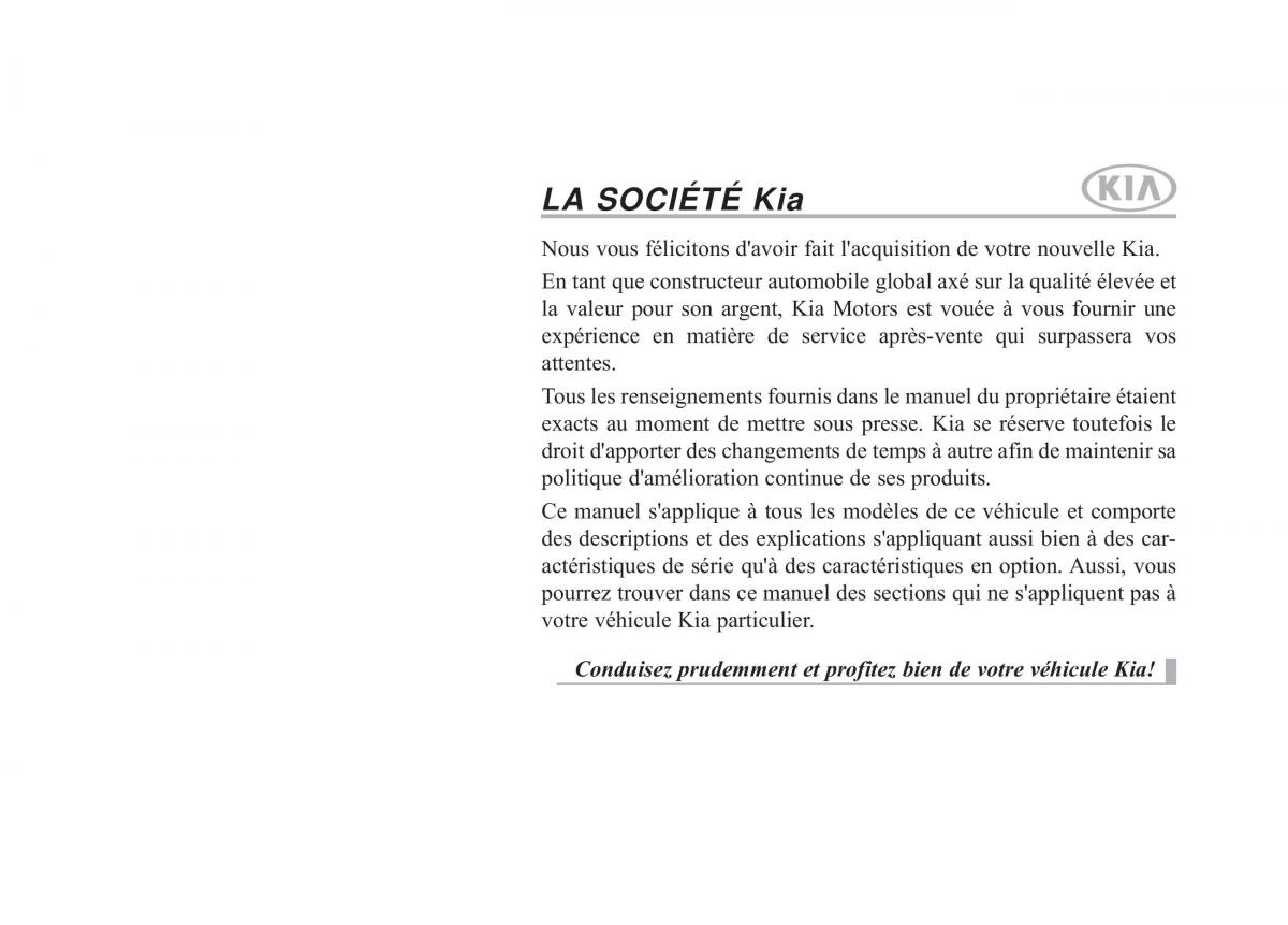KIA Soul II 2 manuel du proprietaire / page 1