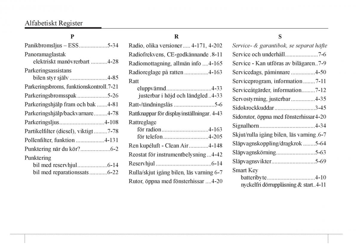 KIA Soul II 2 instruktionsbok / page 11