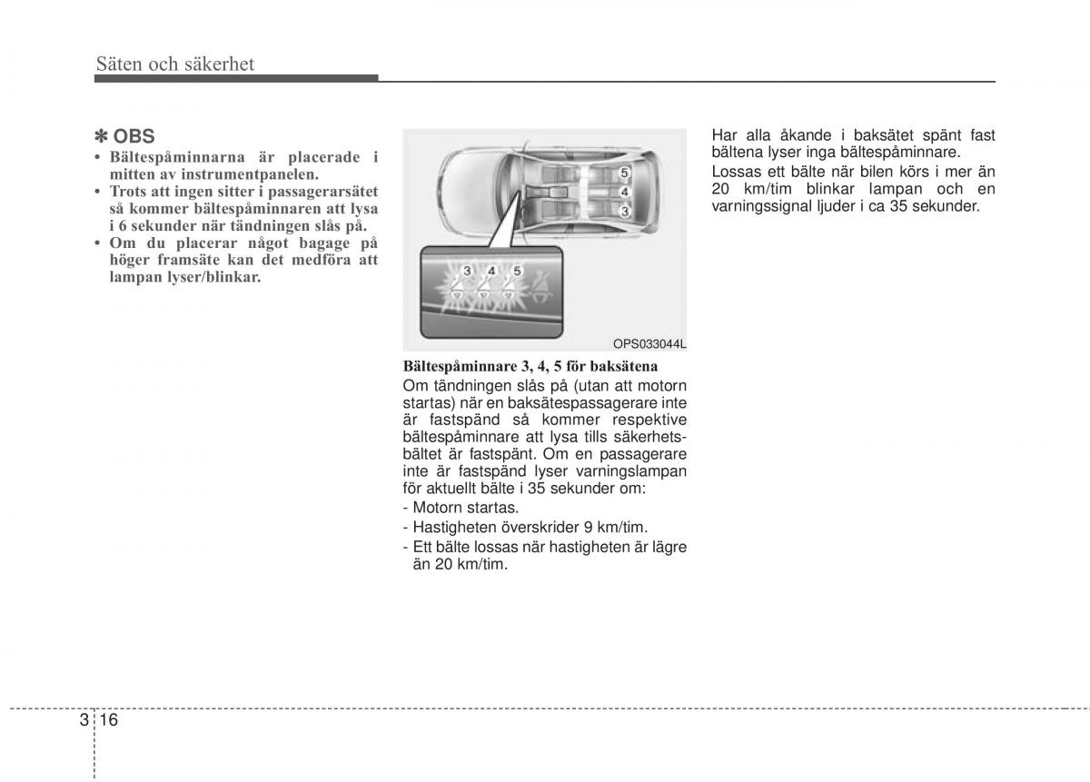 KIA Soul II 2 instruktionsbok / page 42