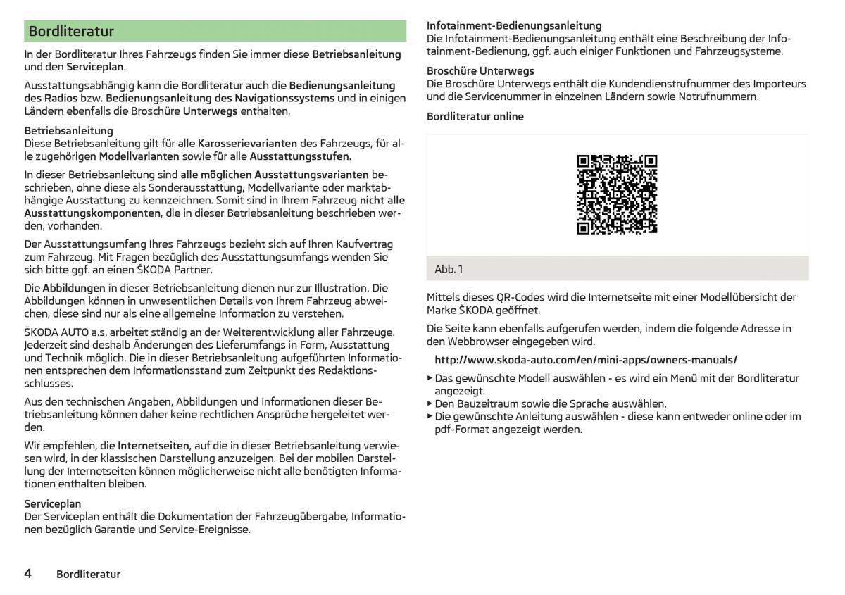 Skoda Rapid Handbuch / page 6