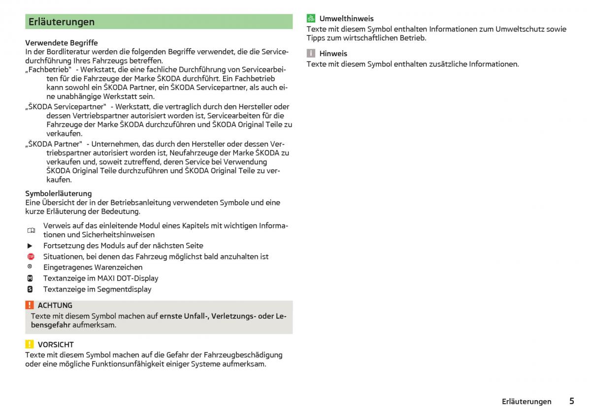 Skoda Rapid Handbuch / page 7