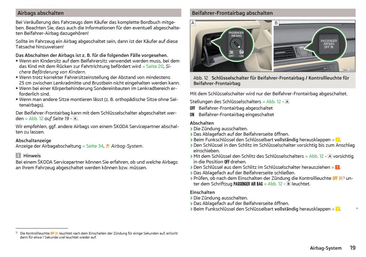 Skoda Rapid Handbuch / page 21