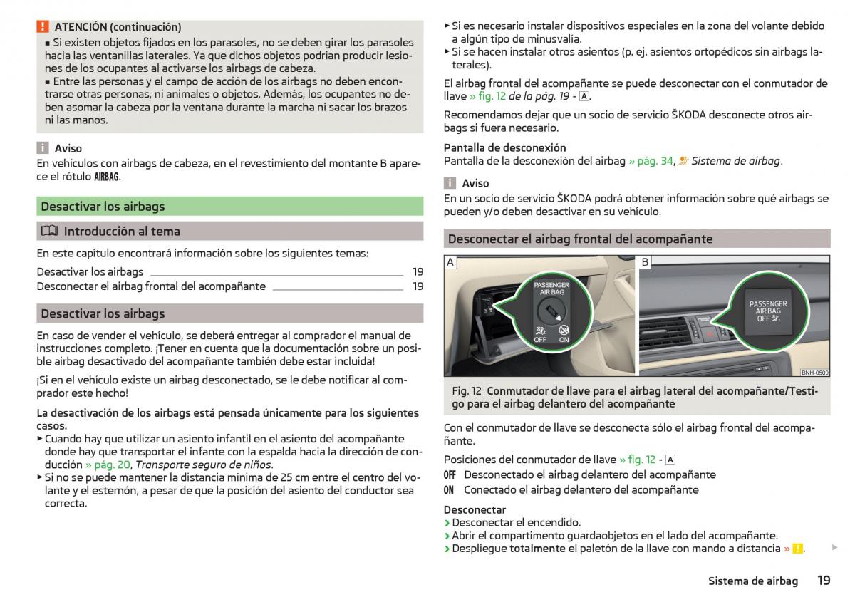 Skoda Rapid manual del propietario / page 21