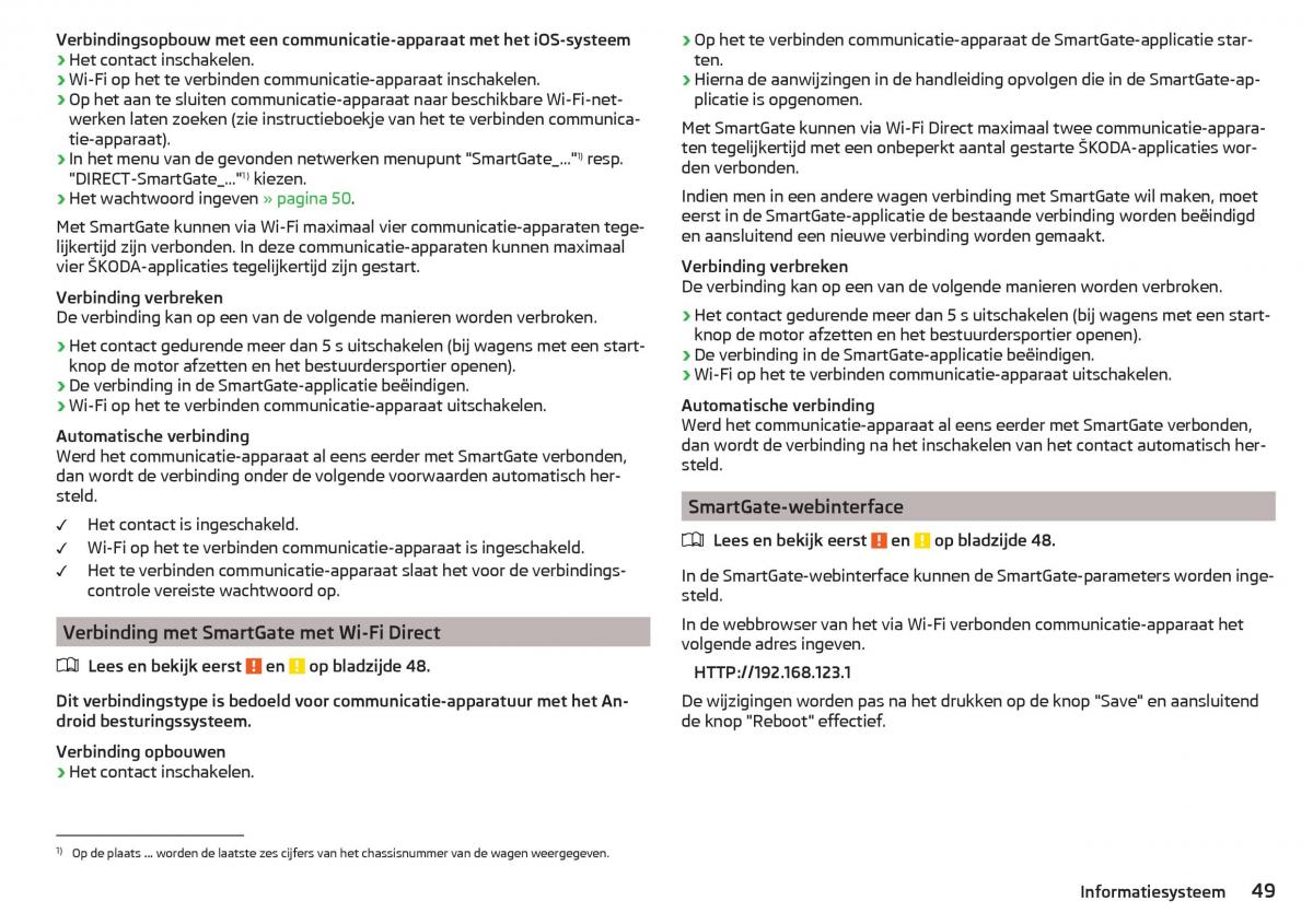 Skoda Rapid handleiding / page 51