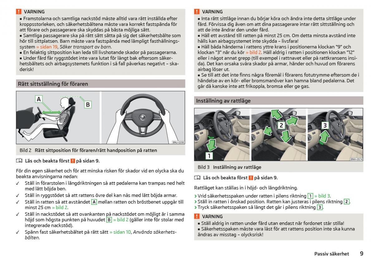 Skoda Rapid instruktionsbok / page 11