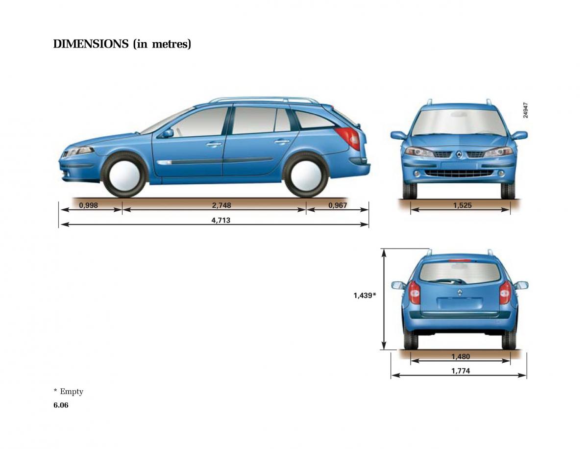 Renault Laguna II 2 owners manual / page 241