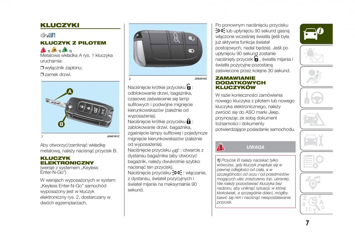 Jeep Renegade instrukcja obslugi / page 9