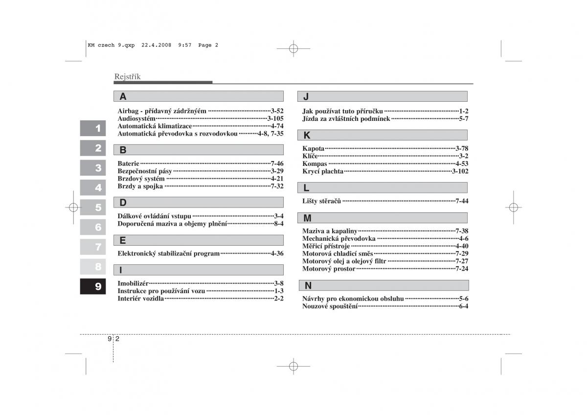 KIA Sportage II 2 navod k obsludze / page 382