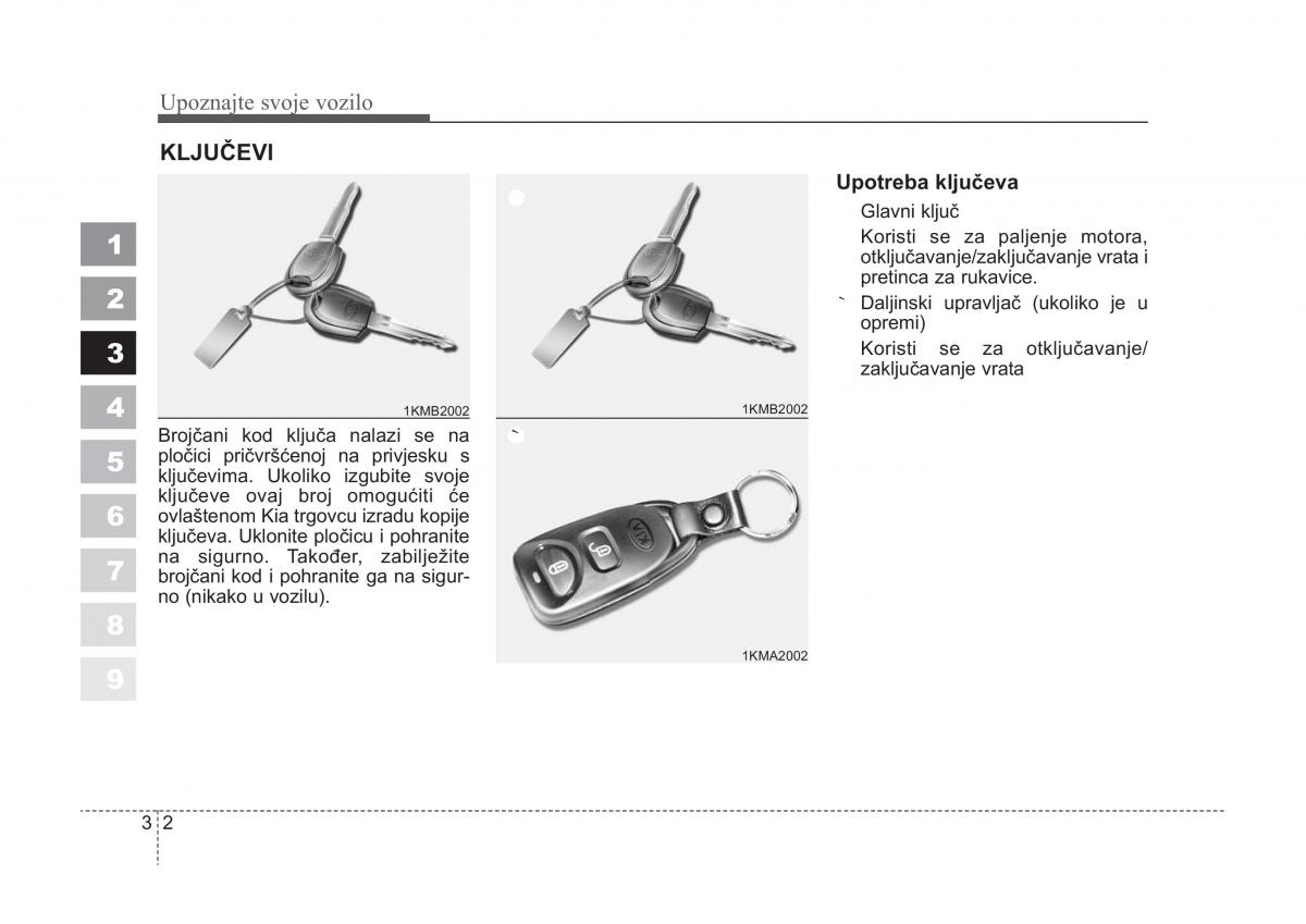 KIA Sportage II 2 vlasnicko uputstvo / page 12