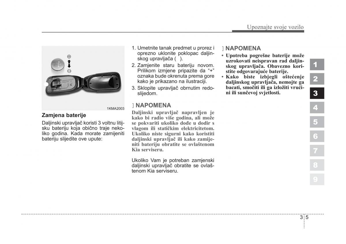 KIA Sportage II 2 vlasnicko uputstvo / page 15