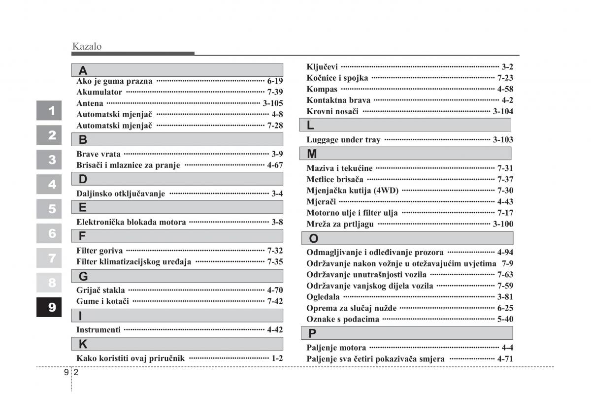 KIA Sportage II 2 vlasnicko uputstvo / page 357