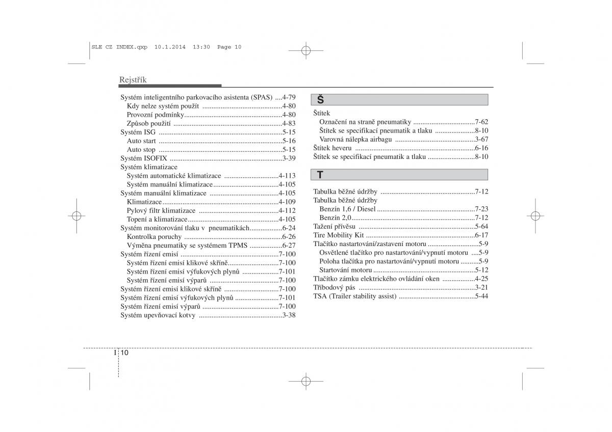 KIA Sportage III 3 navod k obsludze / page 600