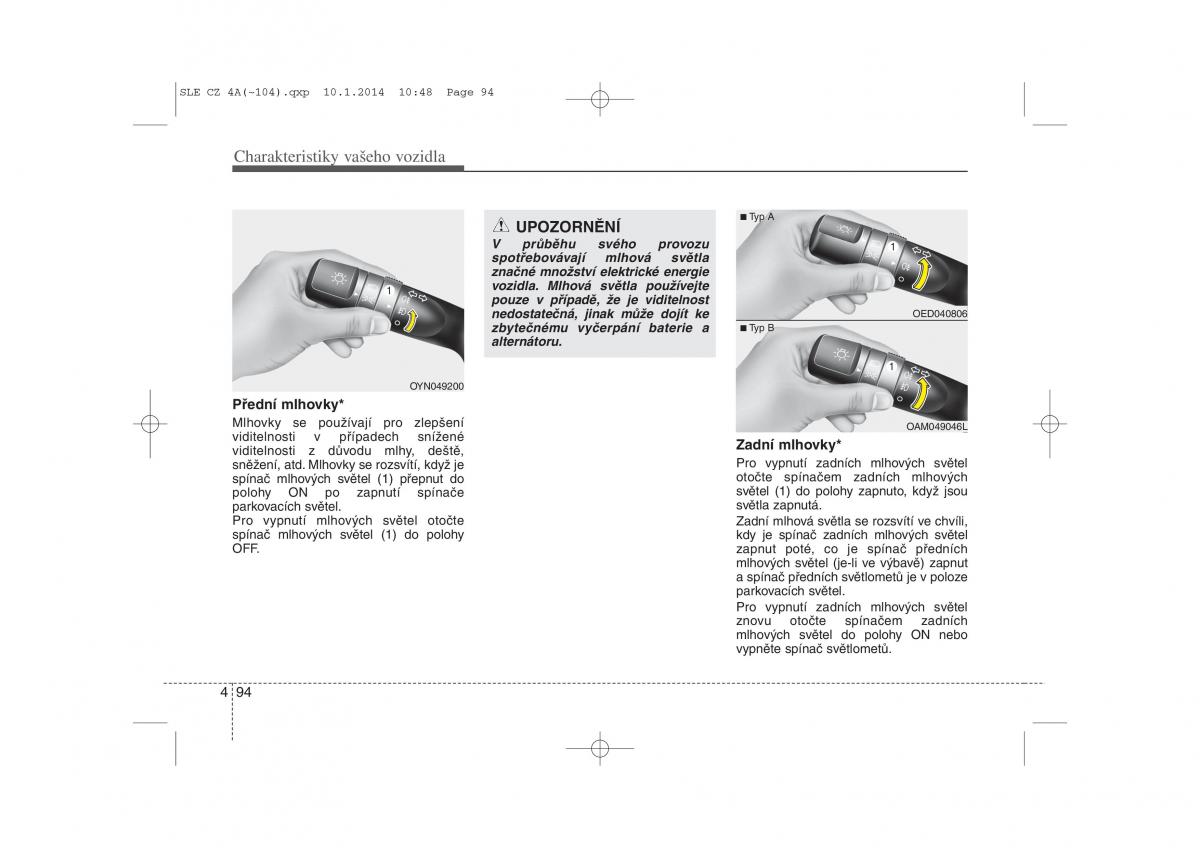 KIA Sportage III 3 navod k obsludze / page 175