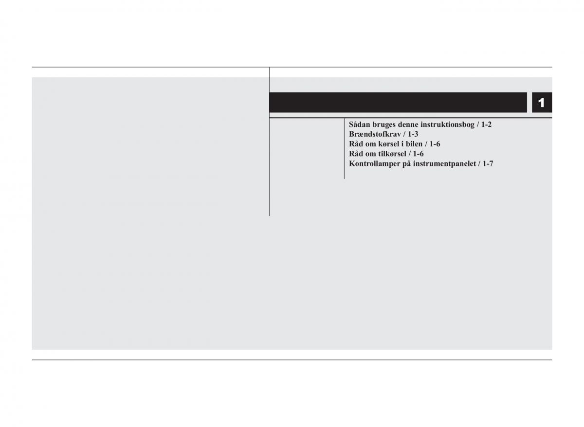 KIA Sportage III 3 Bilens instruktionsbog / page 5