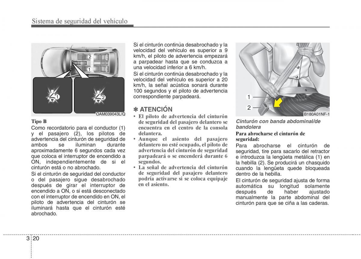 KIA Sportage III 3 manual del propietario / page 31