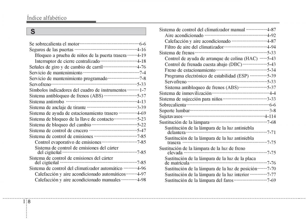 KIA Sportage III 3 manual del propietario / page 462