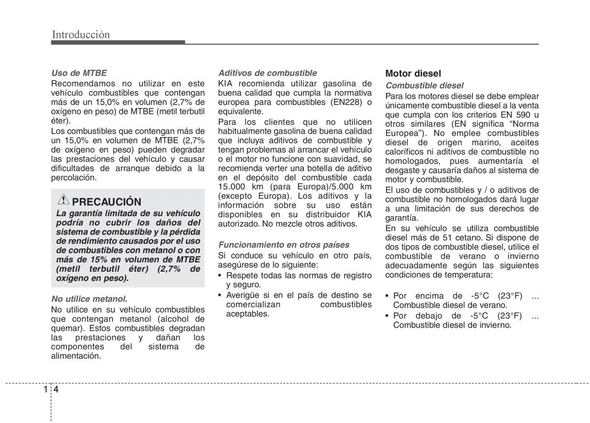 KIA Sportage III 3 manual del propietario / page 4