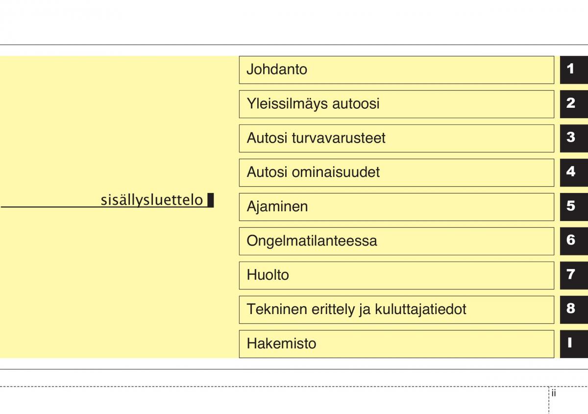 KIA Sportage III 3 omistajan kasikirja / page 4