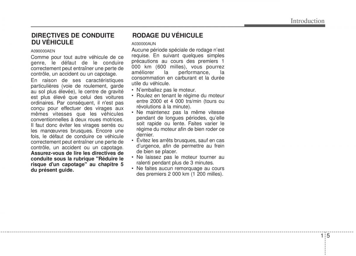 KIA Sportage III 3 manuel du proprietaire / page 8