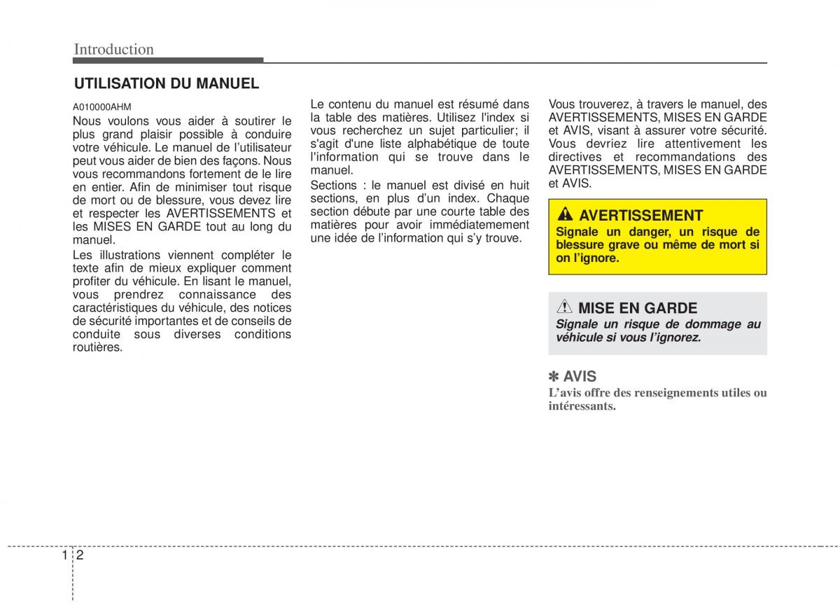 KIA Sportage III 3 manuel du proprietaire / page 5