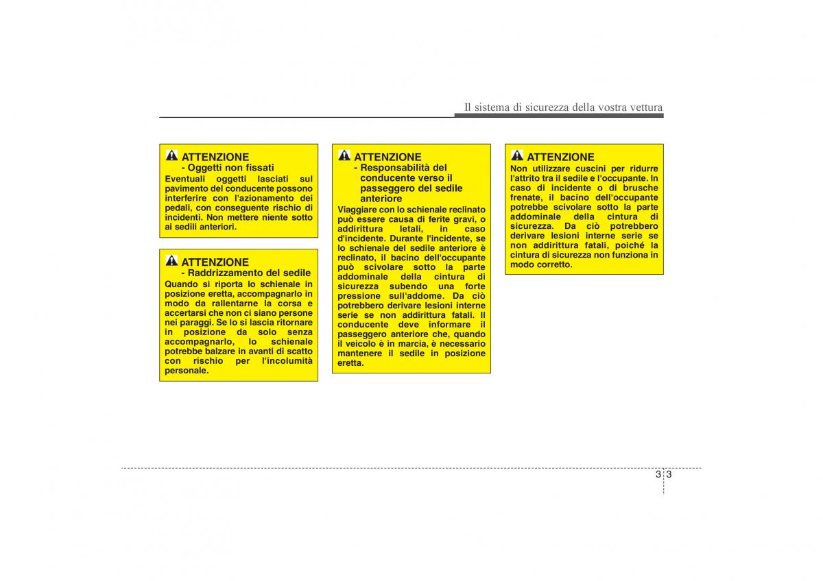 KIA Sportage III 3 manuale del proprietario / page 18