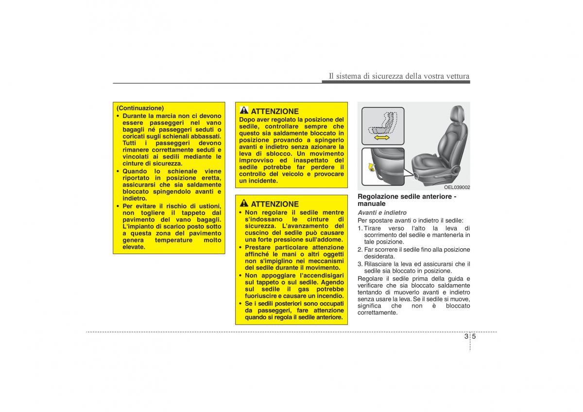 KIA Sportage III 3 manuale del proprietario / page 20