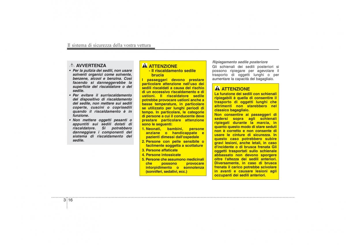 KIA Sportage III 3 manuale del proprietario / page 31