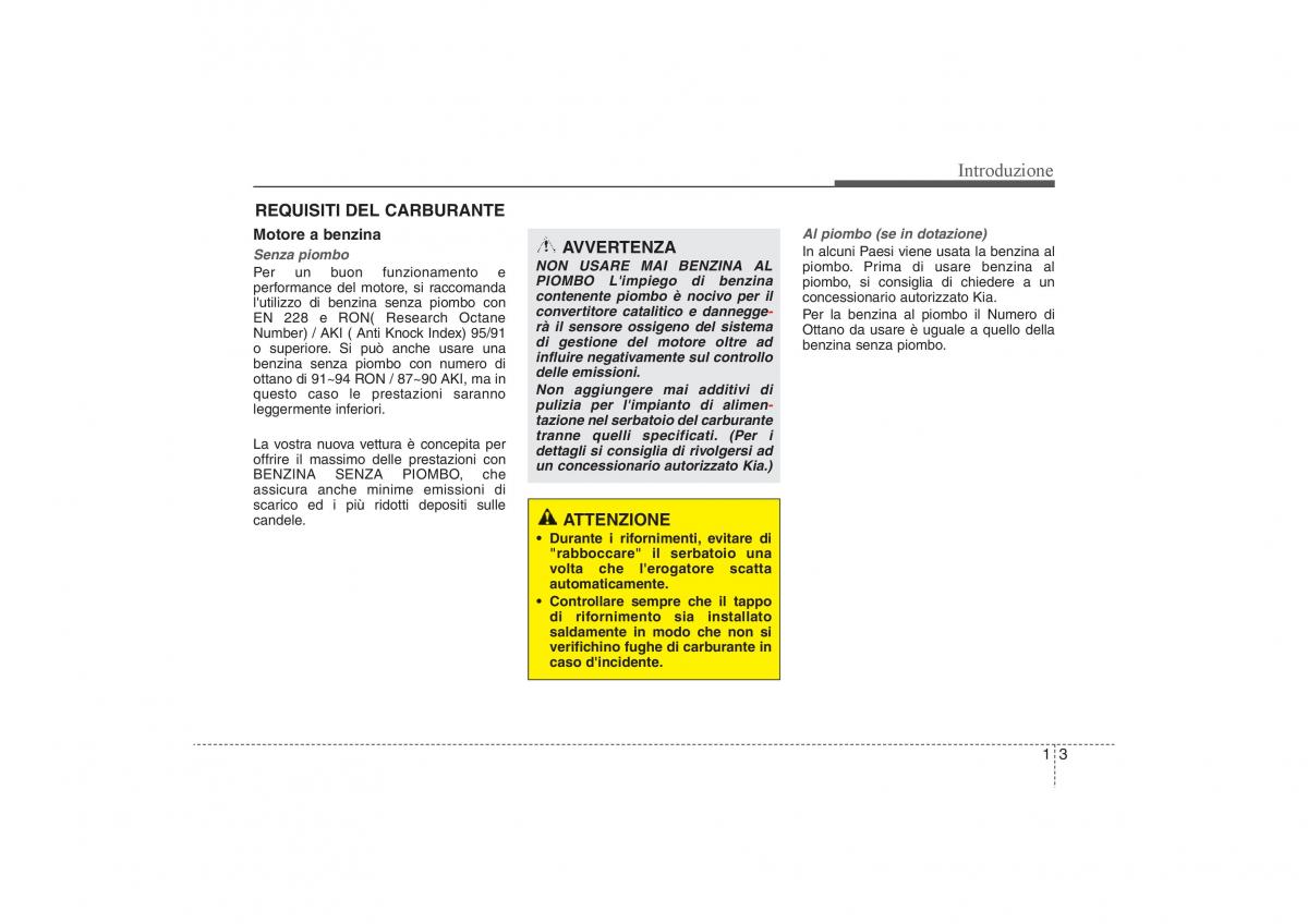 KIA Sportage III 3 manuale del proprietario / page 7
