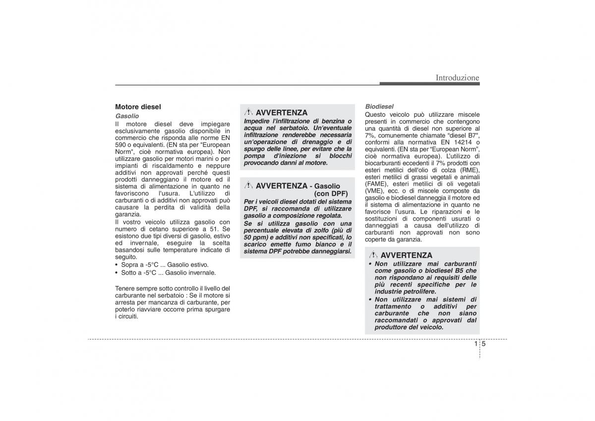 KIA Sportage III 3 manuale del proprietario / page 9