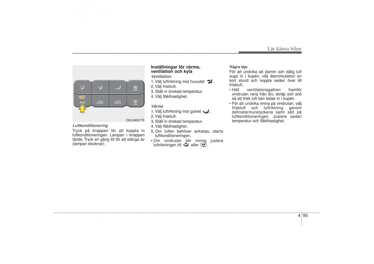 instrukcja obsługi KIA Sportage KIA Sportage III 3 instruktionsbok / page 168