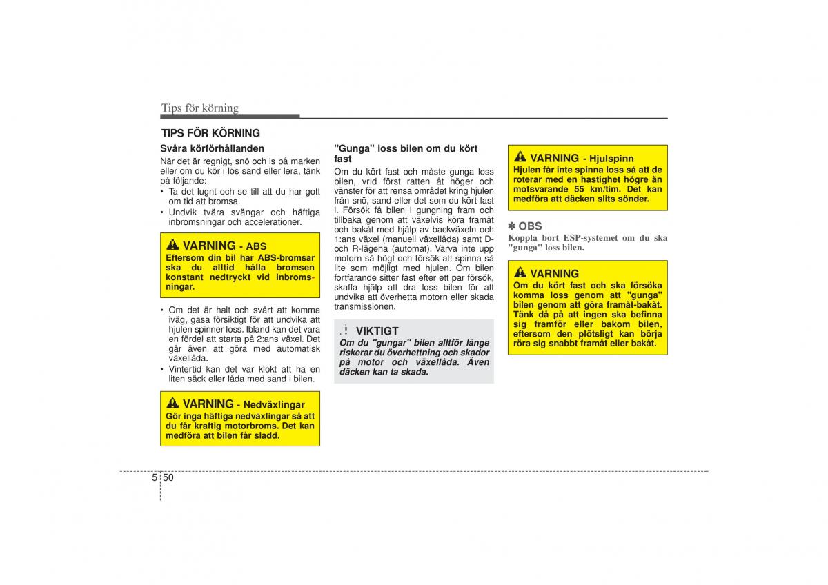 KIA Sportage III 3 instruktionsbok / page 271