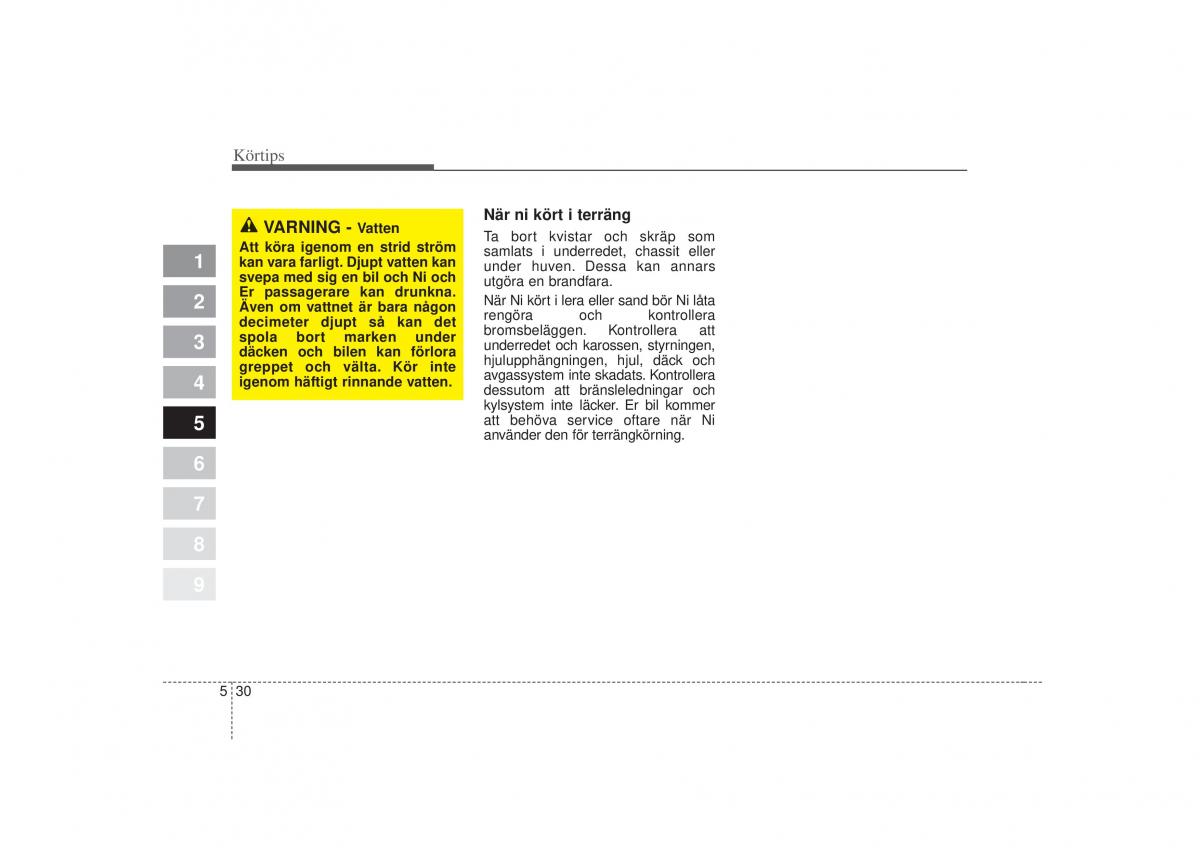 KIA Sportage II 2 instruktionsbok / page 245