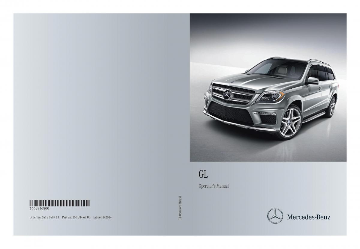 Mercedes Benz GL Class X166 owners manual / page 1