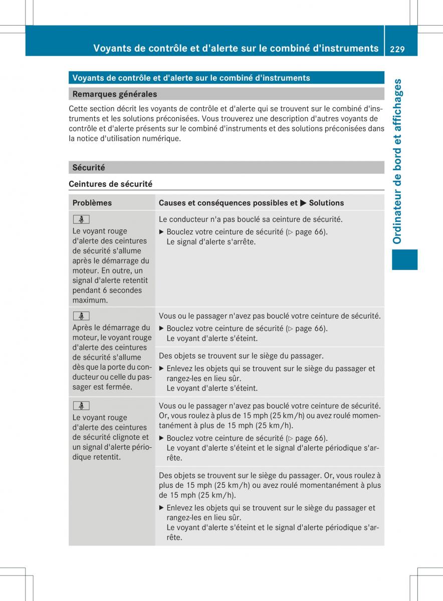Mercedes Benz GL Class X166 manuel du proprietaire / page 231