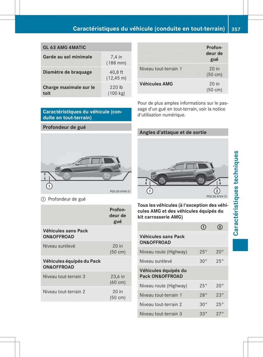 Mercedes Benz GL Class X166 manuel du proprietaire / page 359