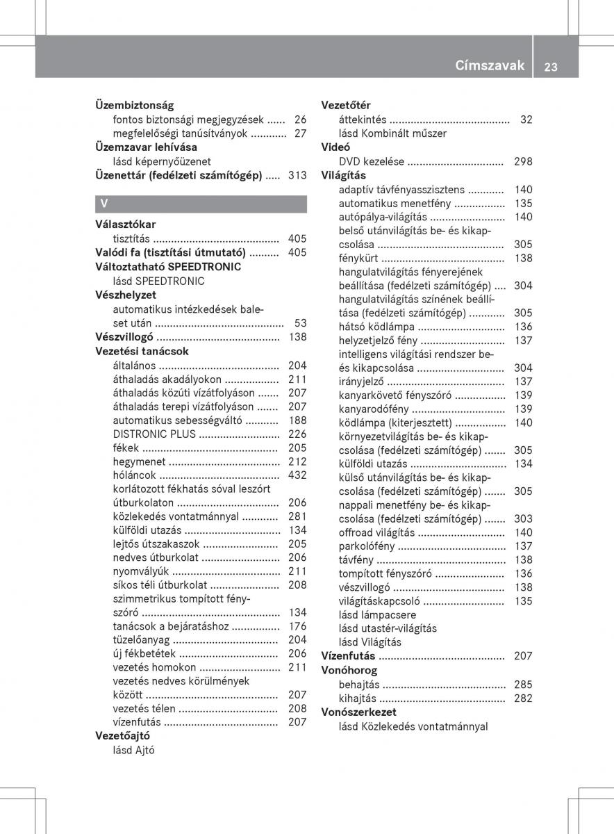 Mercedes Benz GL Class X166 Kezelesi utmutato / page 25