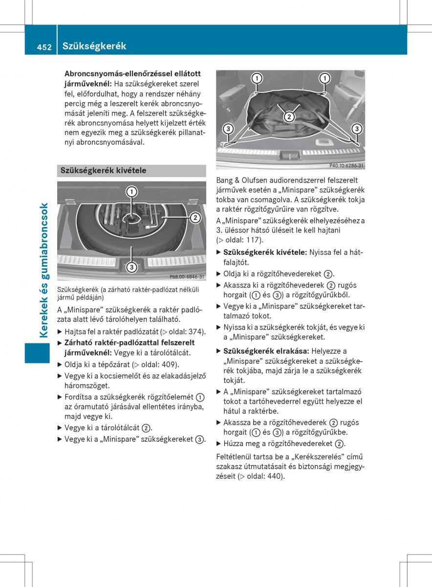 Mercedes Benz GL Class X166 Kezelesi utmutato / page 454