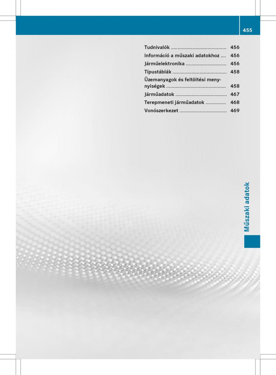 Mercedes Benz GL Class X166 Kezelesi utmutato / page 457